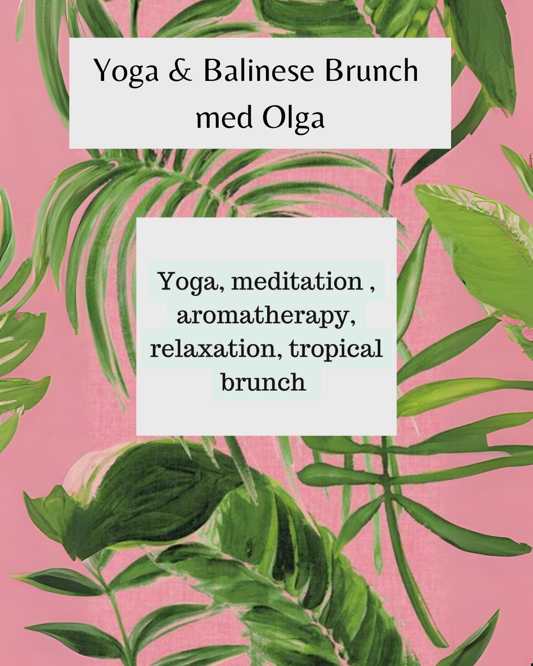 Yoga & Balinese Brunch